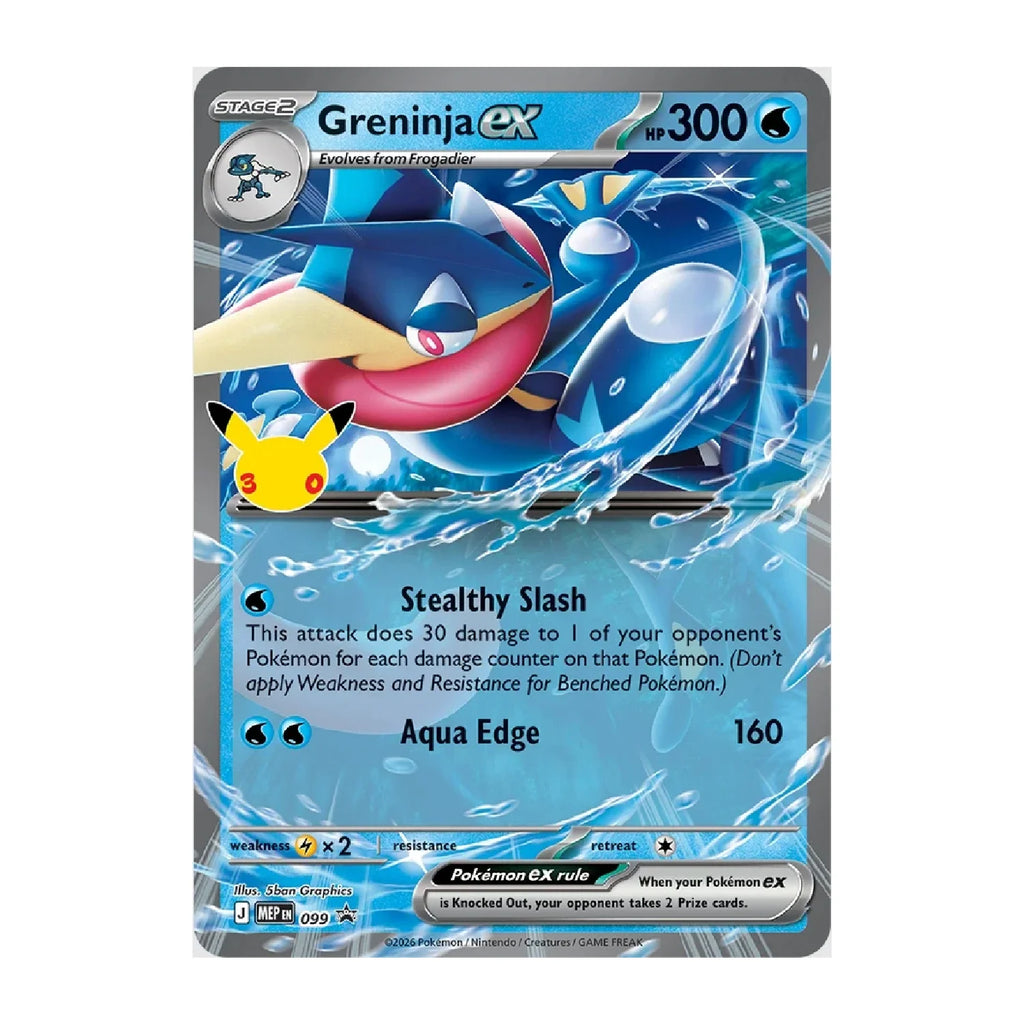 Pokemon TCG: 30th Celebration - Greninja ex Box