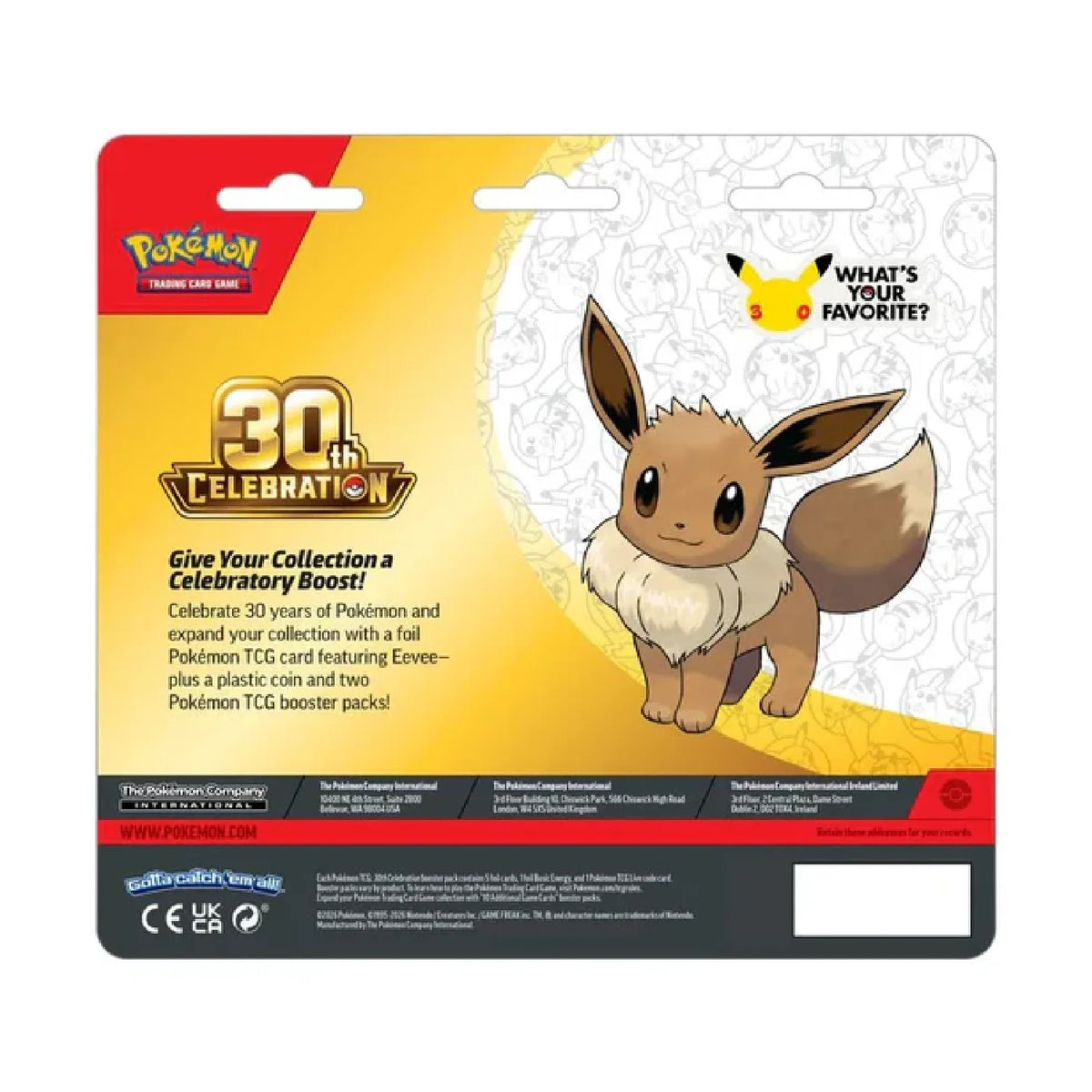 Pokemon TCG: 30th Celebration 2-Pack Blister
