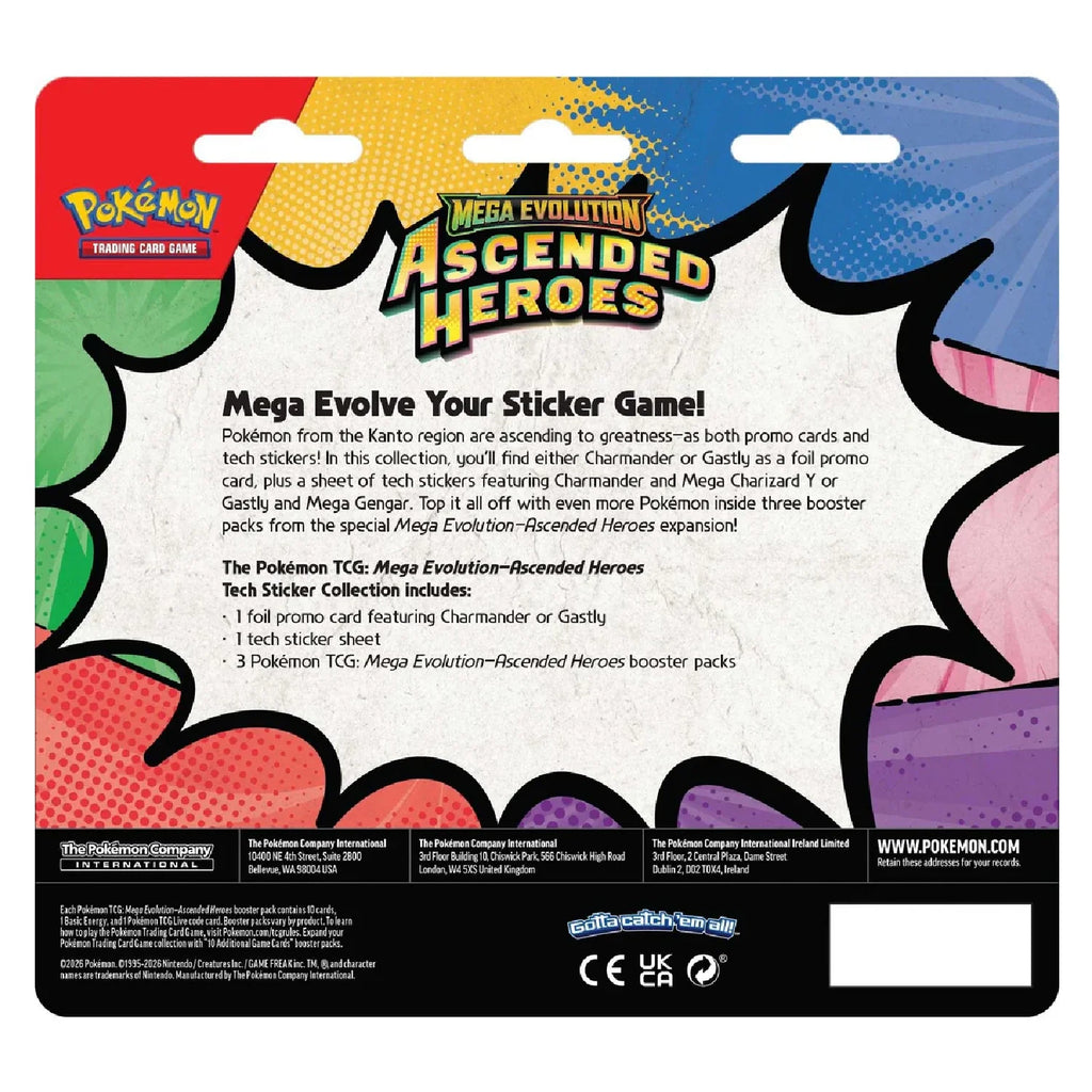 Pokemon TCG: Ascended Heroes - Mega Charizard Tech Sticker Collection