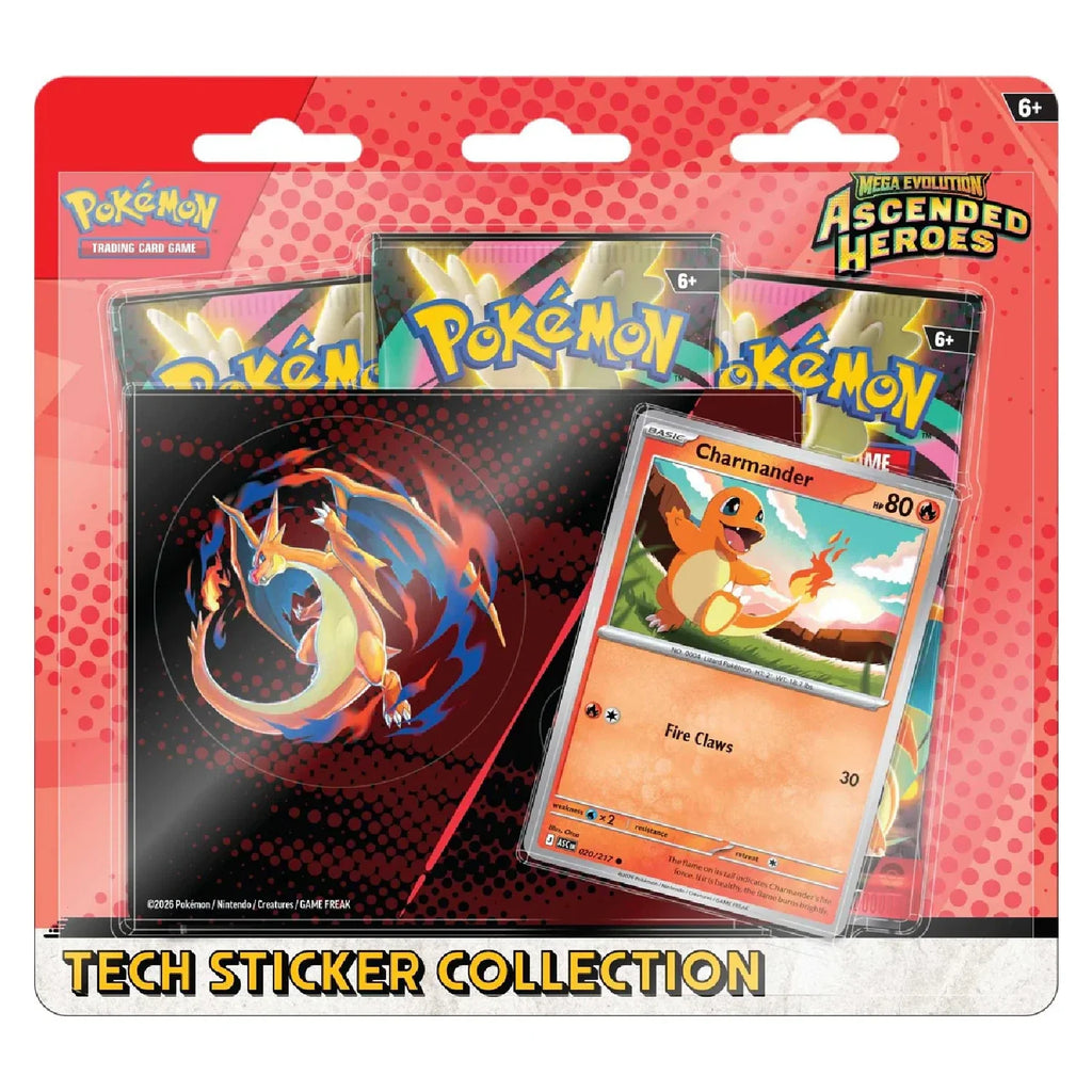 Pokemon TCG: Ascended Heroes - Mega Charizard Tech Sticker Collection