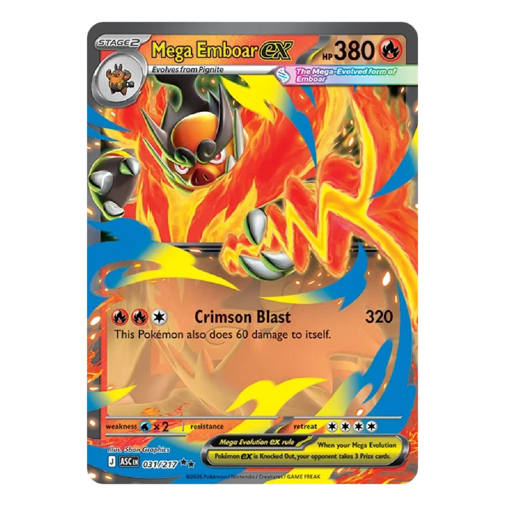 Pokemon TCG: Ascended Heroes - Mega Emboar ex Box