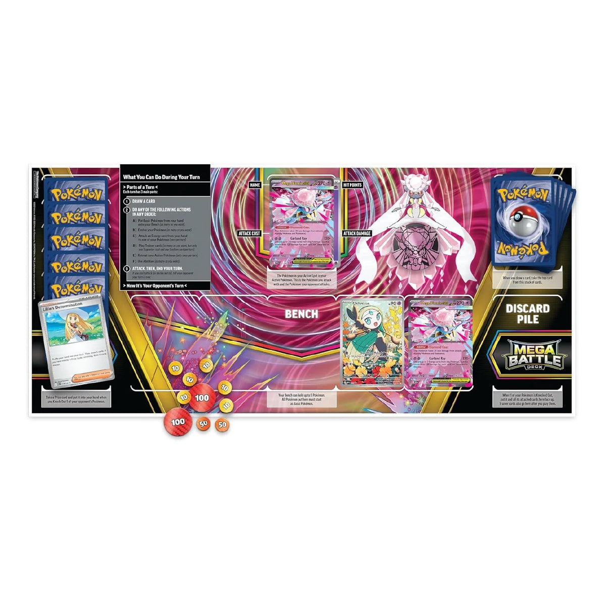 Pokemon TCG: Mega Diancie ex - Mega Battle Deck