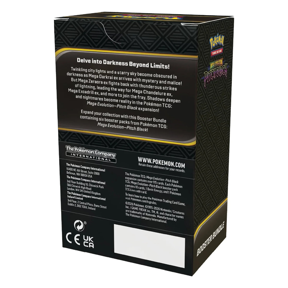 Pokemon TCG:  Pitch Black - Booster Bundle