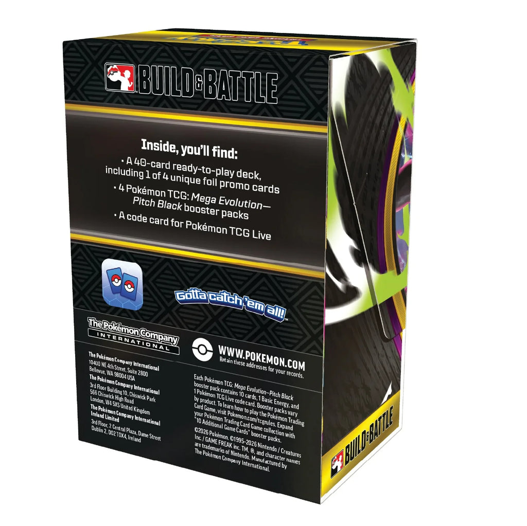 Pokemon TCG:  Pitch Black - Build and Battle Box