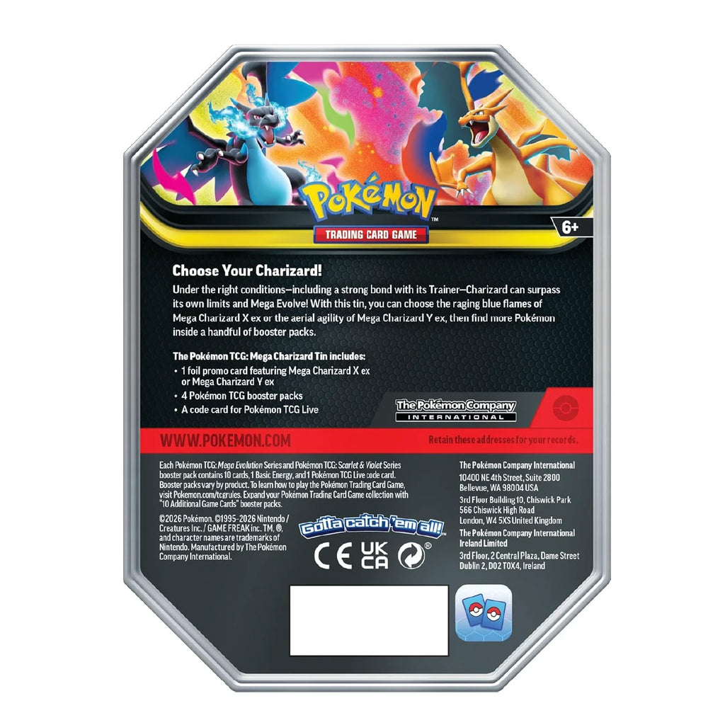 Pokemon TCG: Mega Charizard Y Ex Tin